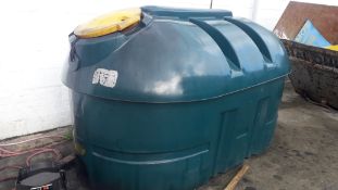 Balmoral HB2500 Bunded Oil Tank – PURCHASER TO REMOVE WITH CONTENTS – ADVISED TANK IS APPROX ¼ FULL