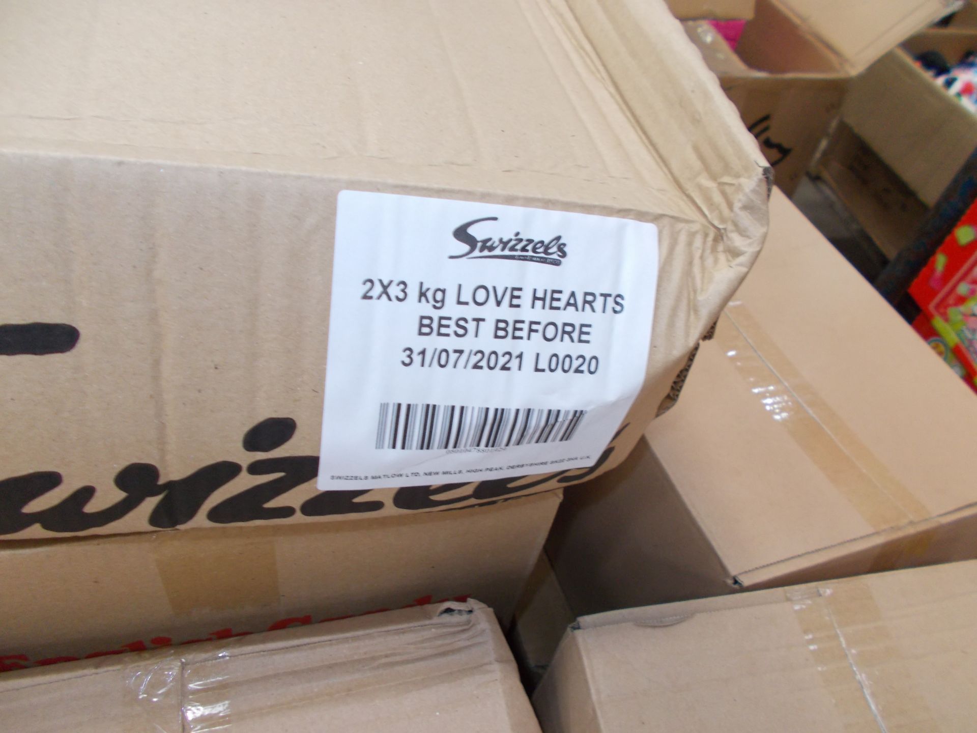 Approximately 20 x boxes of various sweets, including Drumsticks, Love Hearts. BB Date – various - Image 3 of 3