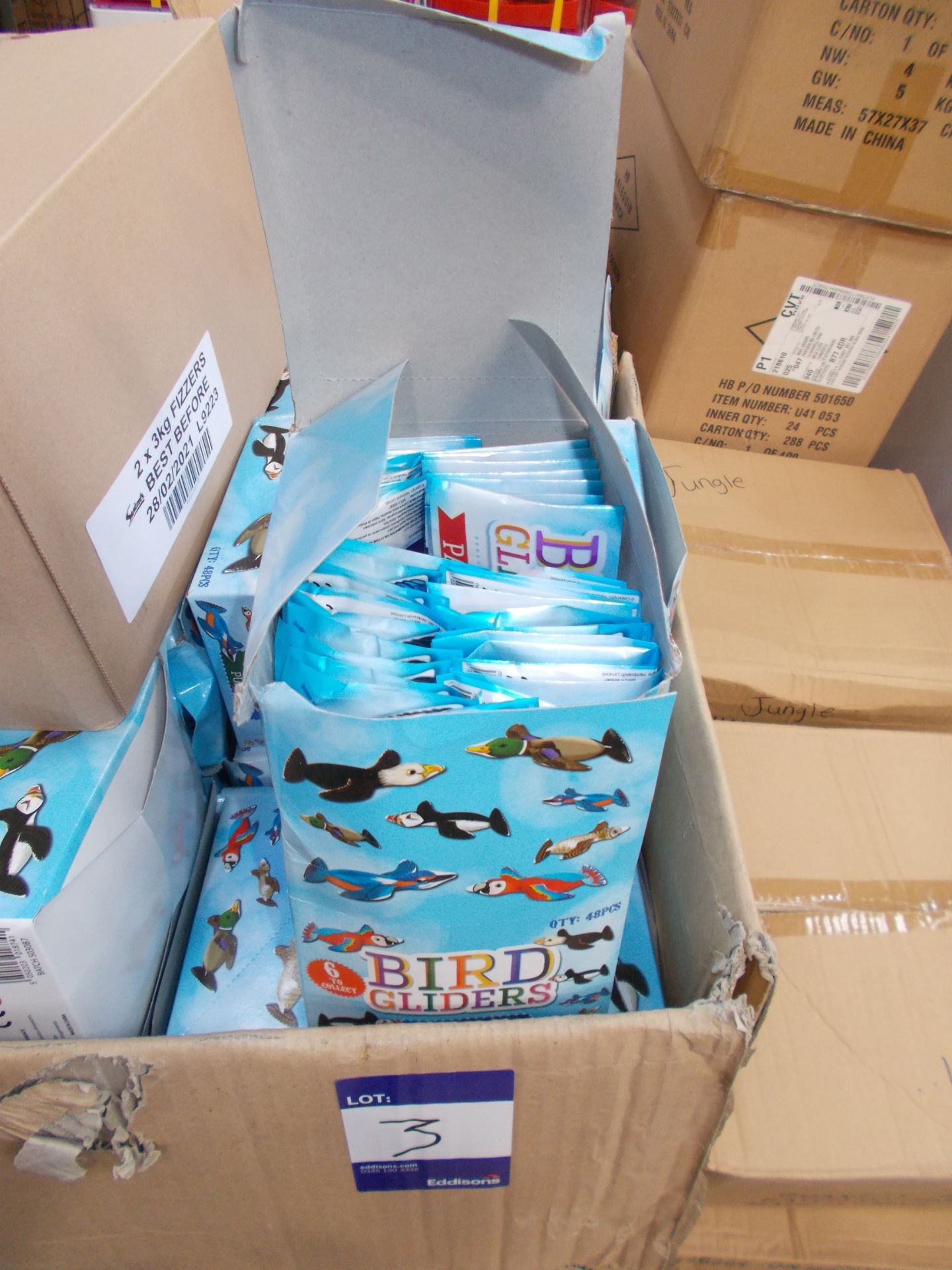 Approximately 25 x boxes of children’s toys / games  to pallet, to include: Bird gliders, Jungle - Image 2 of 4