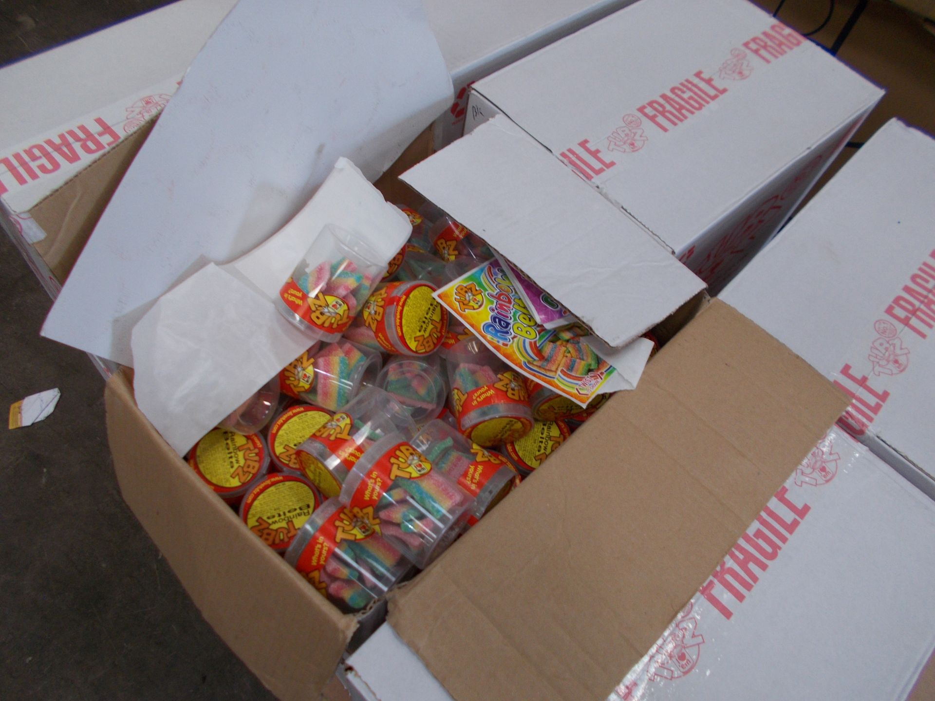 16 x Boxes of Tubz sweets, to pallet. Purchasers responsibility to check the dates prior to bidding, - Image 2 of 2