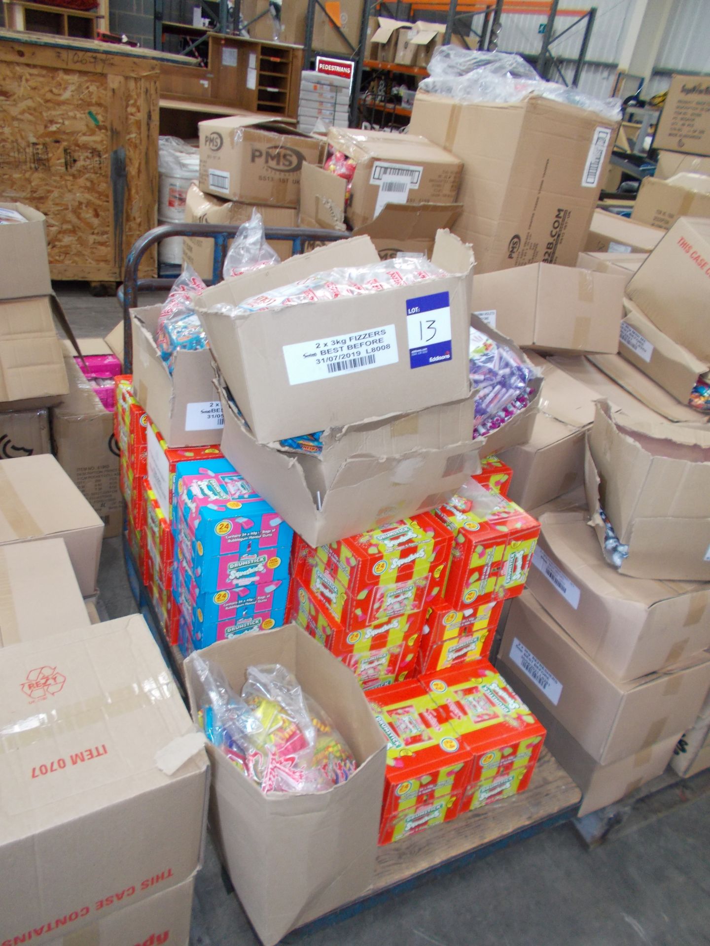 Assortment of boxed sweets, to trolley. Purchasers responsibility to check the dates prior to