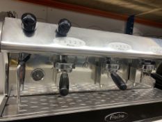 A used Fracino 3 Group commercial coffee machine