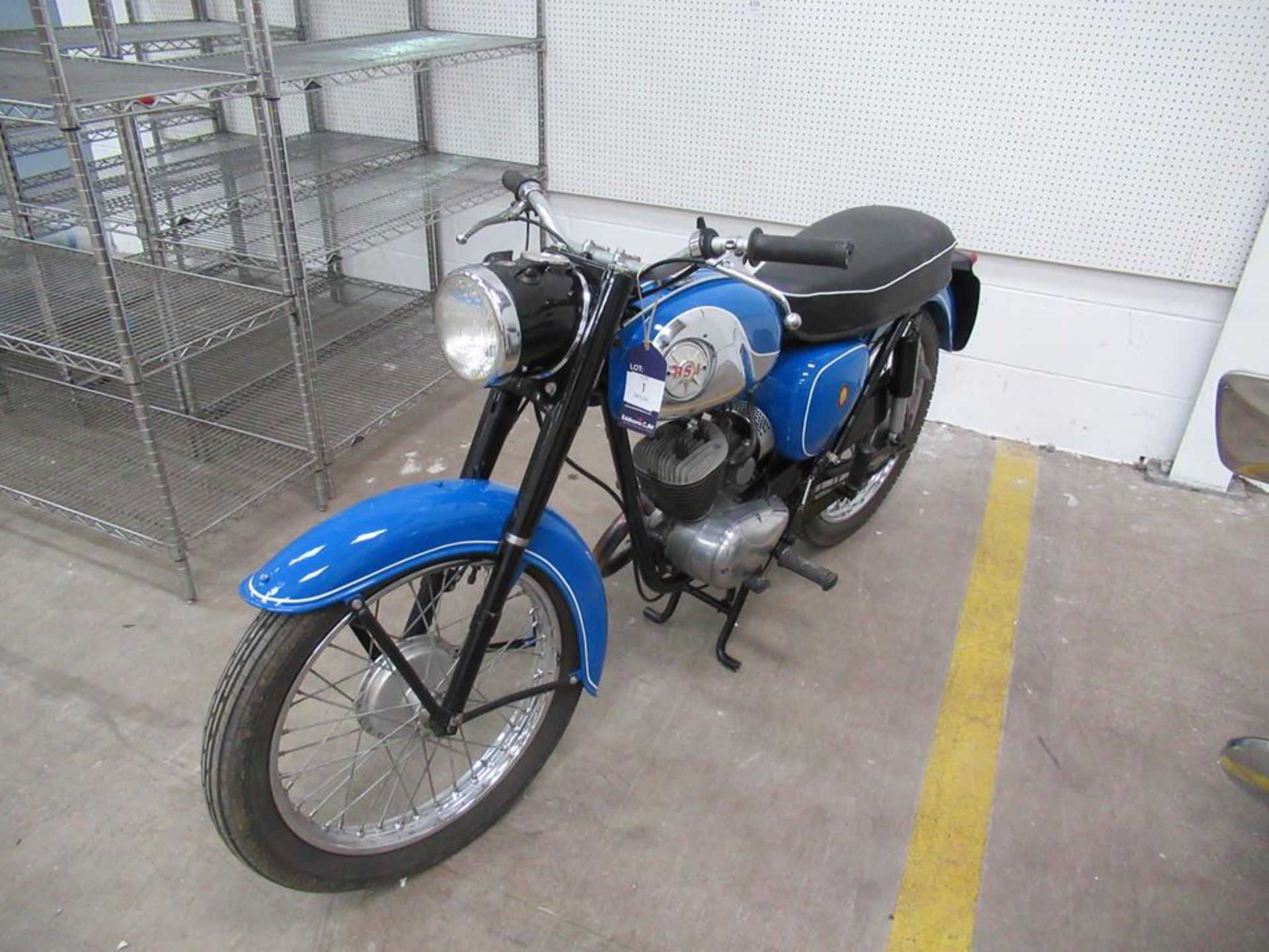 A BSA Bantam D7 Motorcycle