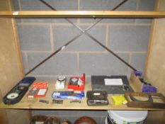 Shelf of Gauges and Engineers Equipment