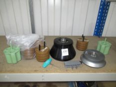 Centrifuge rotors (2x fixed Meraeus rotors)