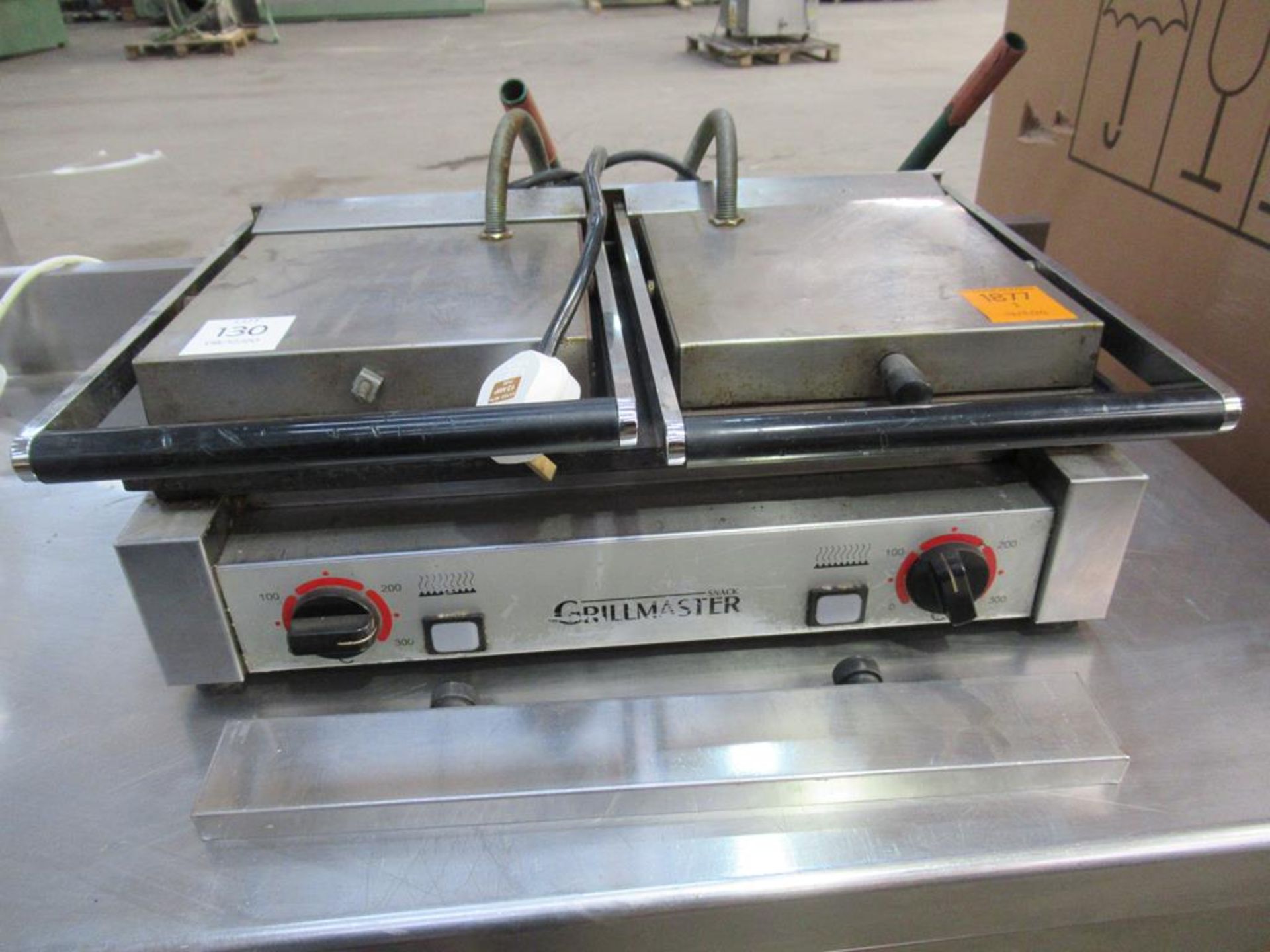 Grillmaster stainless steel double grill