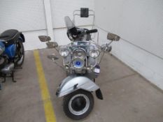 A LML Star Deluxe Scooter