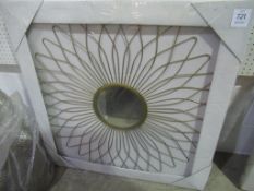 Modern Homes 'Sunflower' mirror (boxed) (RP £79)