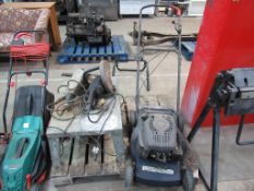 Lawnmower, table saw and 110v grinder