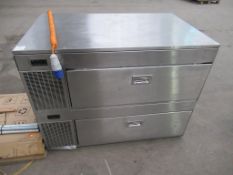 Stainless Steel Chilled Unit with Two Drawers