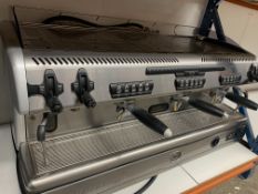 A used La Spaziale 3 Group commercial coffee machine