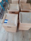 4 Fibre Board Stools/Storage Boxes