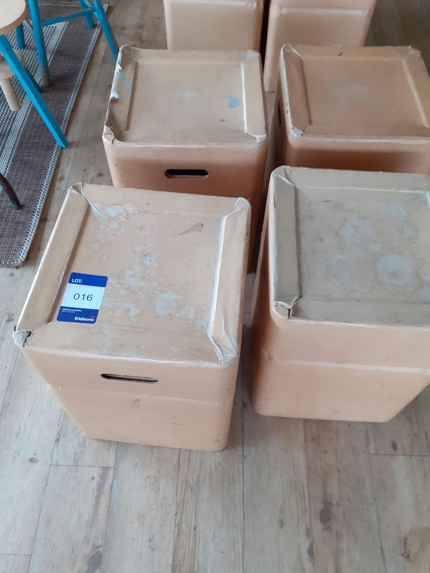 4 Fibre Board Stools/Storage Boxes