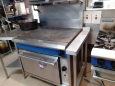 Blue Seal Stainless Steel Gas Solid Plate Range Ov