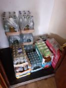 Contents of Stock Cupboard to include Soft Drinks,