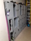 7 Probe Grey Steel Personal Lockers