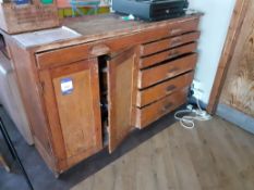 Vintage Pine Counter Unit, 5”