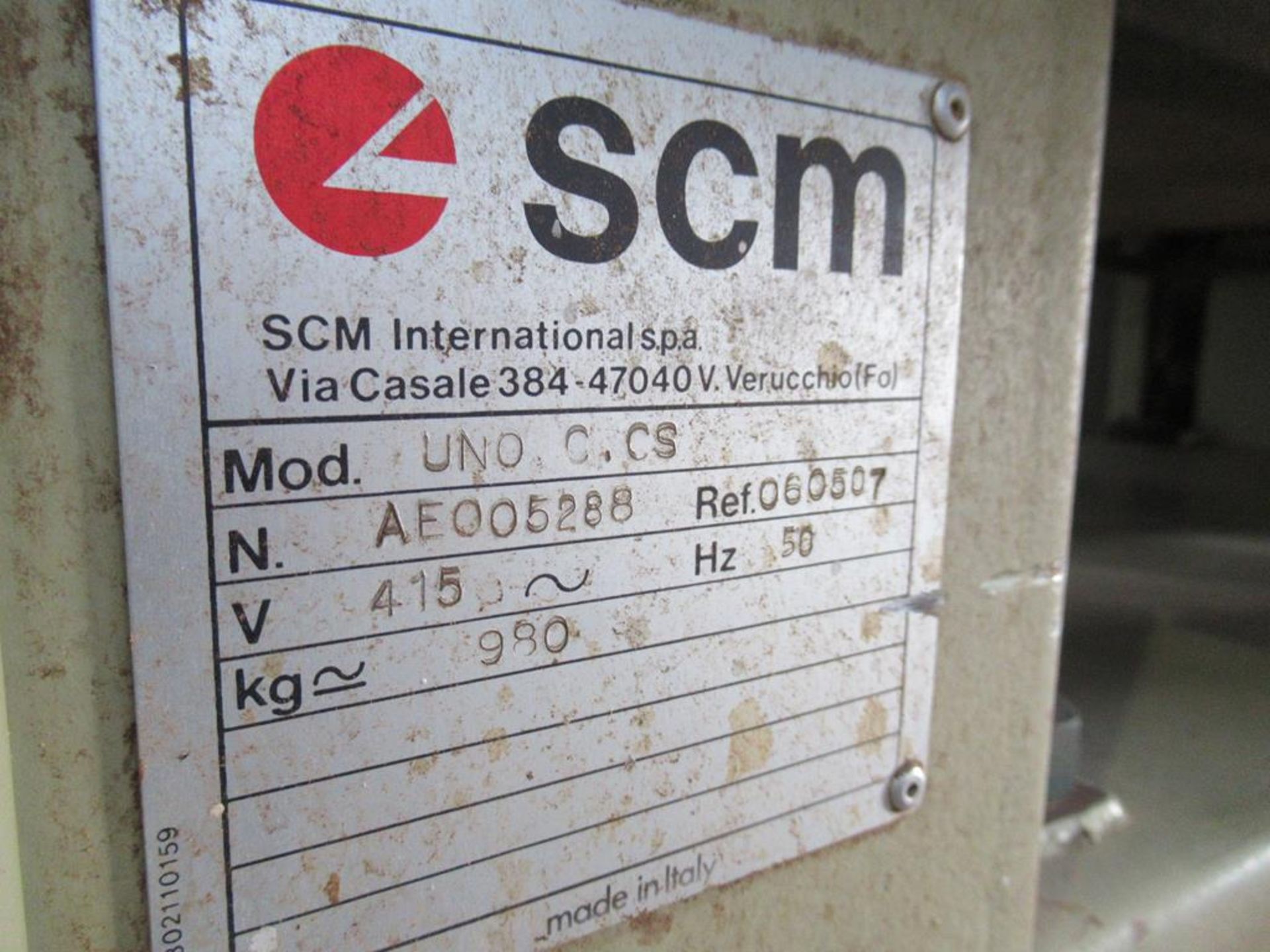 SCM Sandya Uno RCS Double Wide Belt Sander - Image 7 of 7