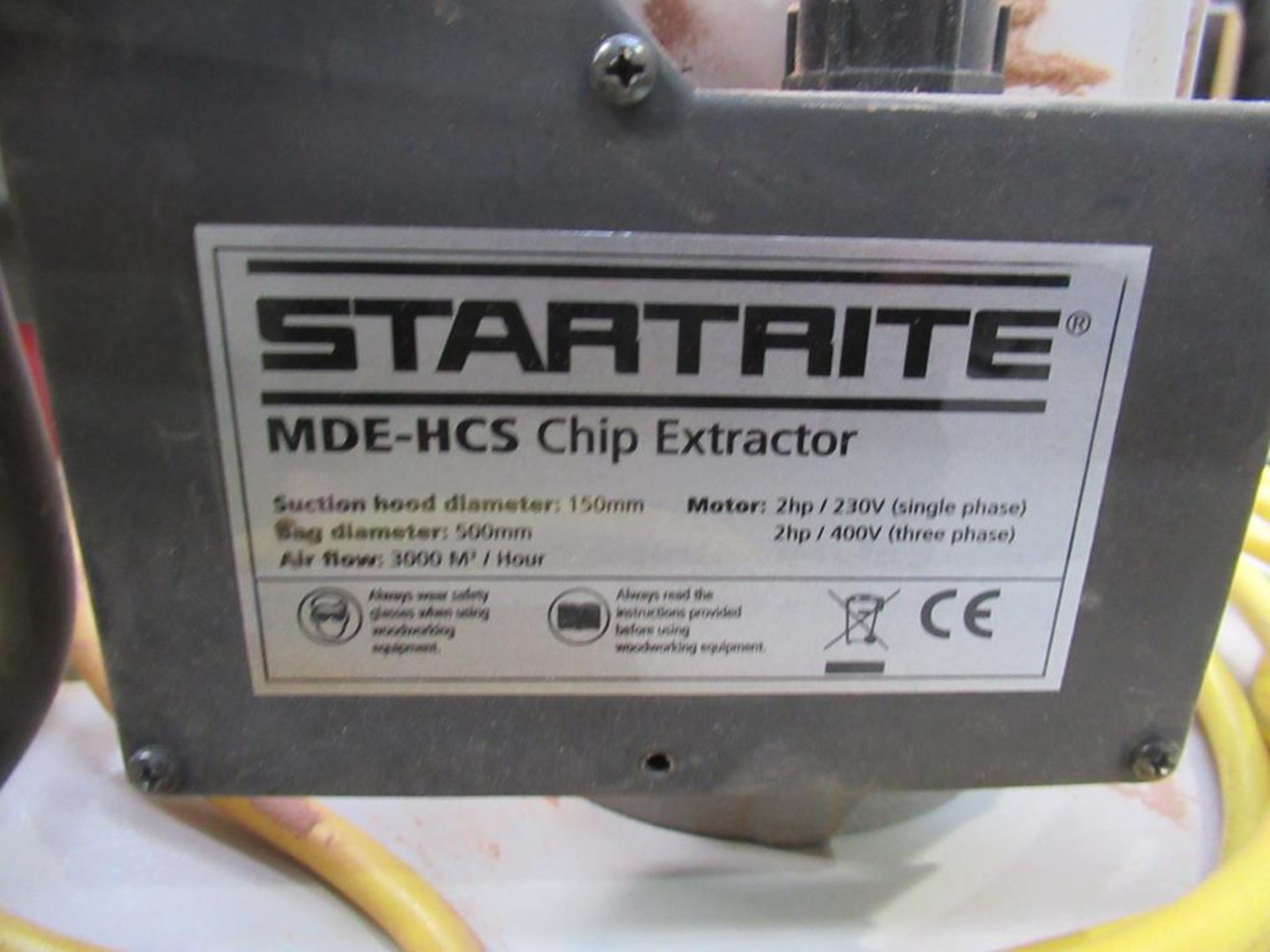 Startrite MDE-HCS single bag extractor 240V - Image 2 of 3