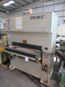 Diplomat wide belt sander. Model WB-P-3675. S/N: 000111. Yom - 2000, 3ph