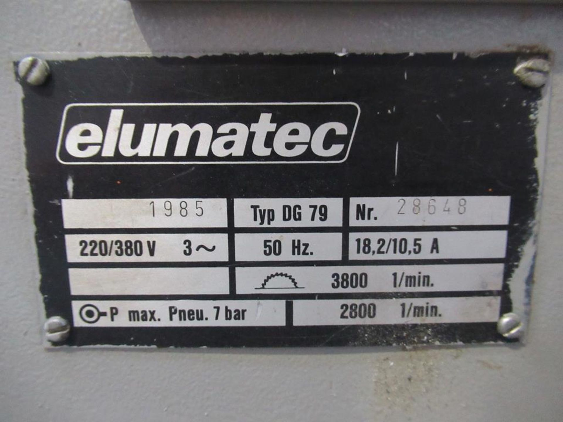 Elumatec DG 79 Double Mitre Saw - Image 10 of 12
