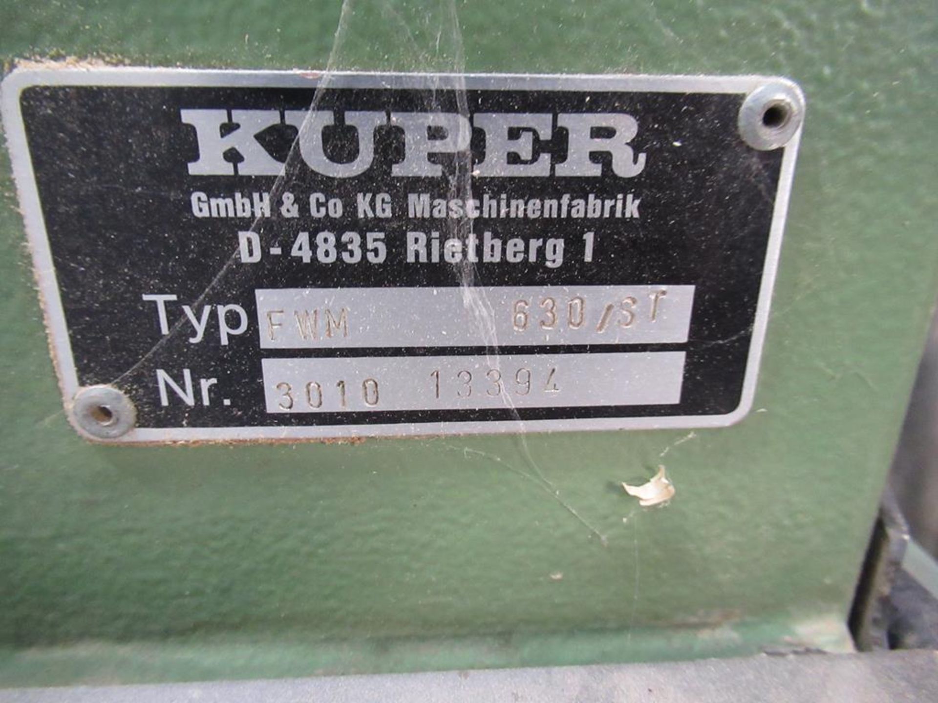 Kuper FMW 630 veneer stitcher 240V - Image 3 of 3