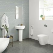 NEW & BOXED Lyon Back To Wall Toilet with Soft Close Seat. RRP £349.99 each. Our Lyon back to wall