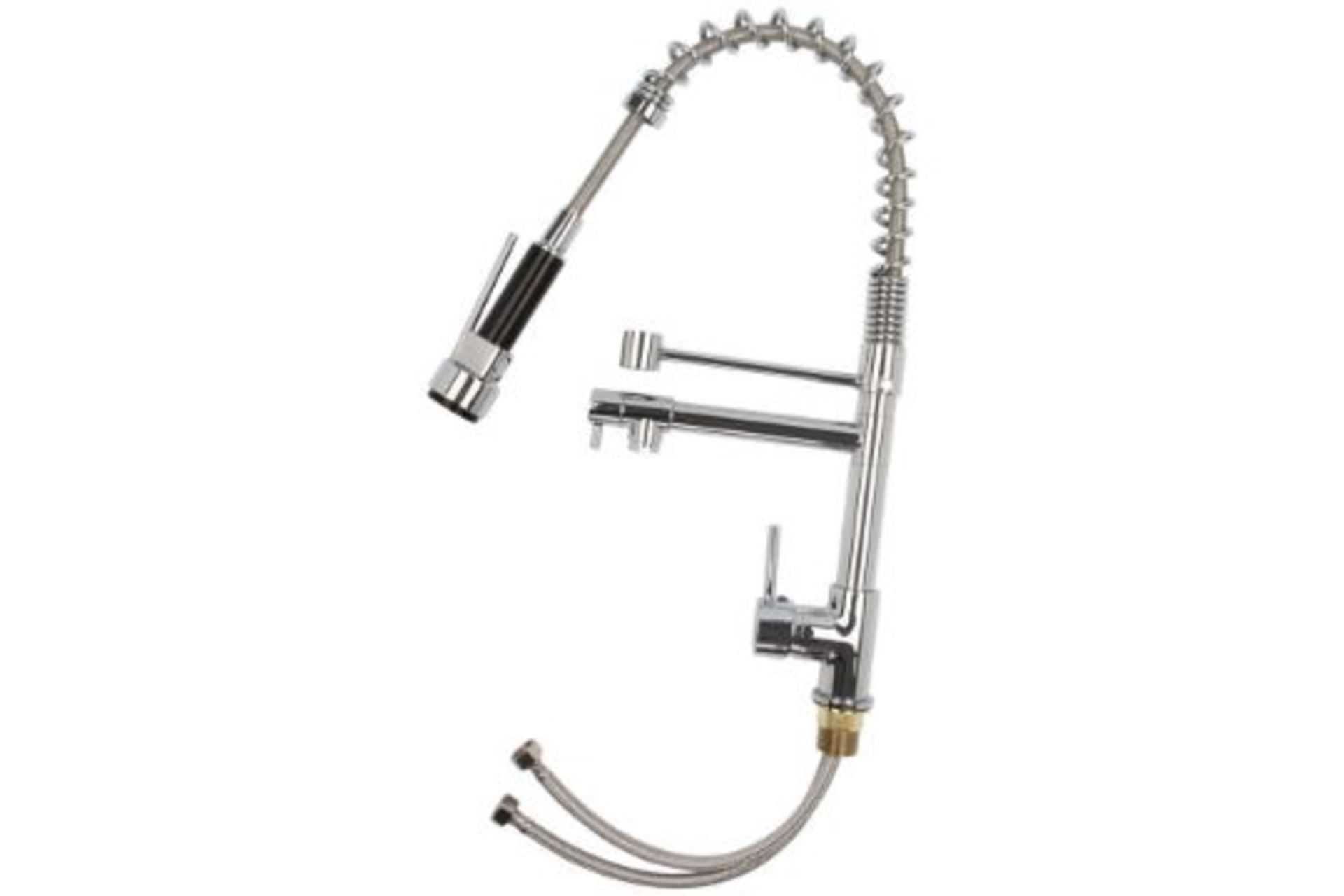 NEW & BOXED Bentley Modern Monobloc Chrome Brass Pull Out Spray Mixer Tap.RRP £349.99.This tap is - Image 2 of 2