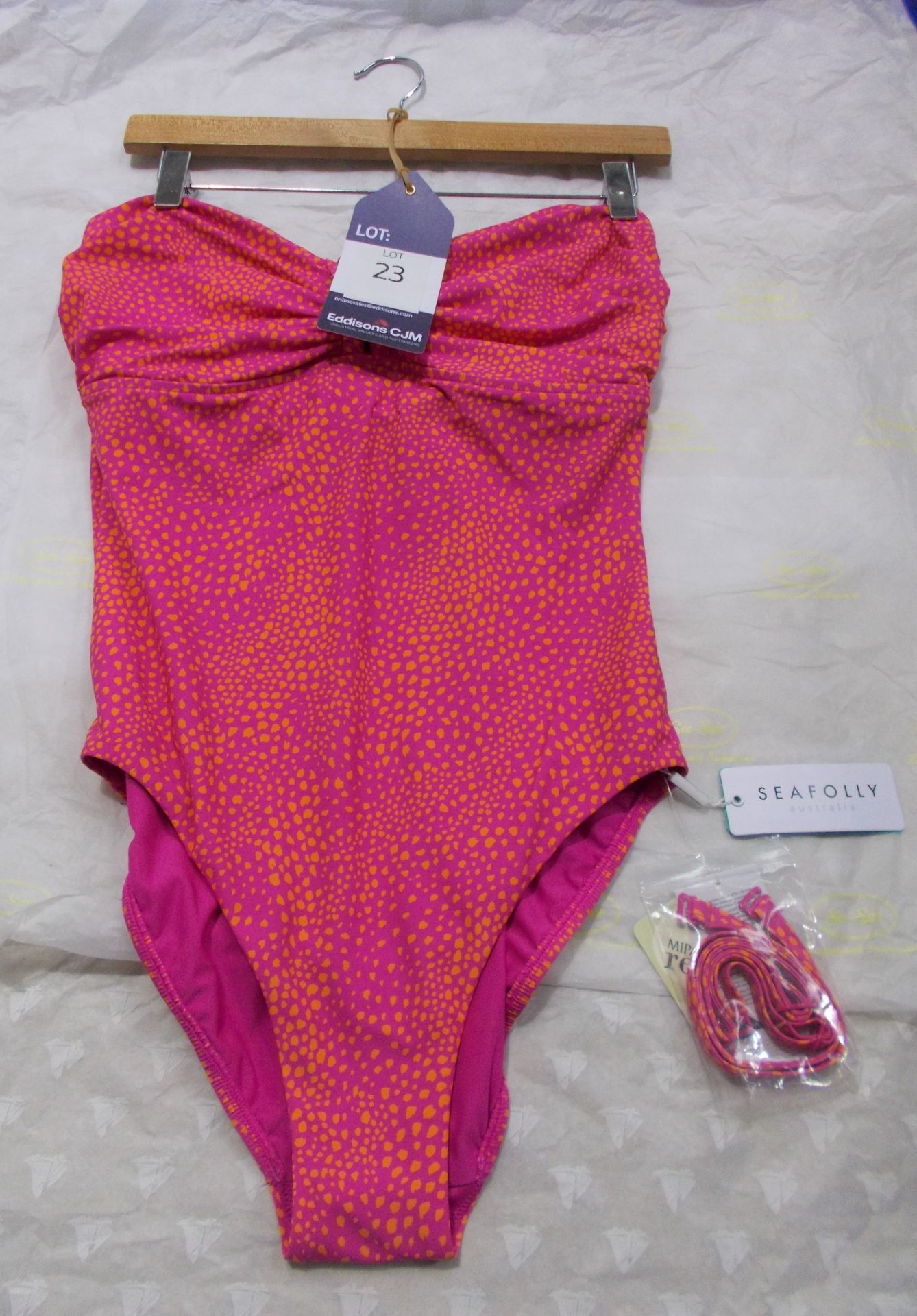 Seafolly Ladies Bathing Costume, Size 14, Rrp. £120