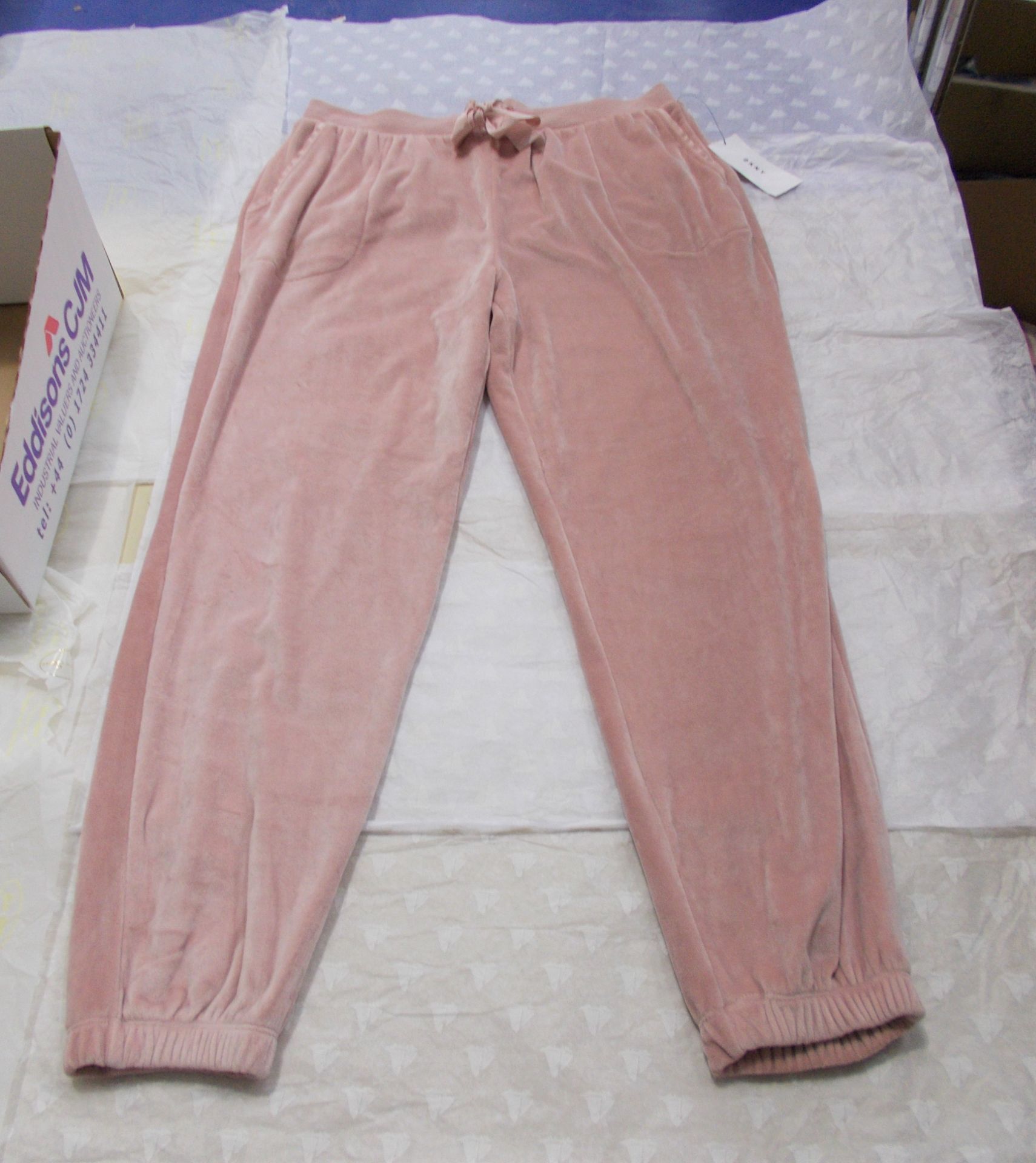 DKNY WMS Cropped PJ Bottoms, Size L, Oatmeal, Rrp. £67 - Image 2 of 2
