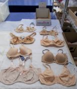 8 x Various Nude Seamless/Padded/Underwired Bra’s, Various Sizes