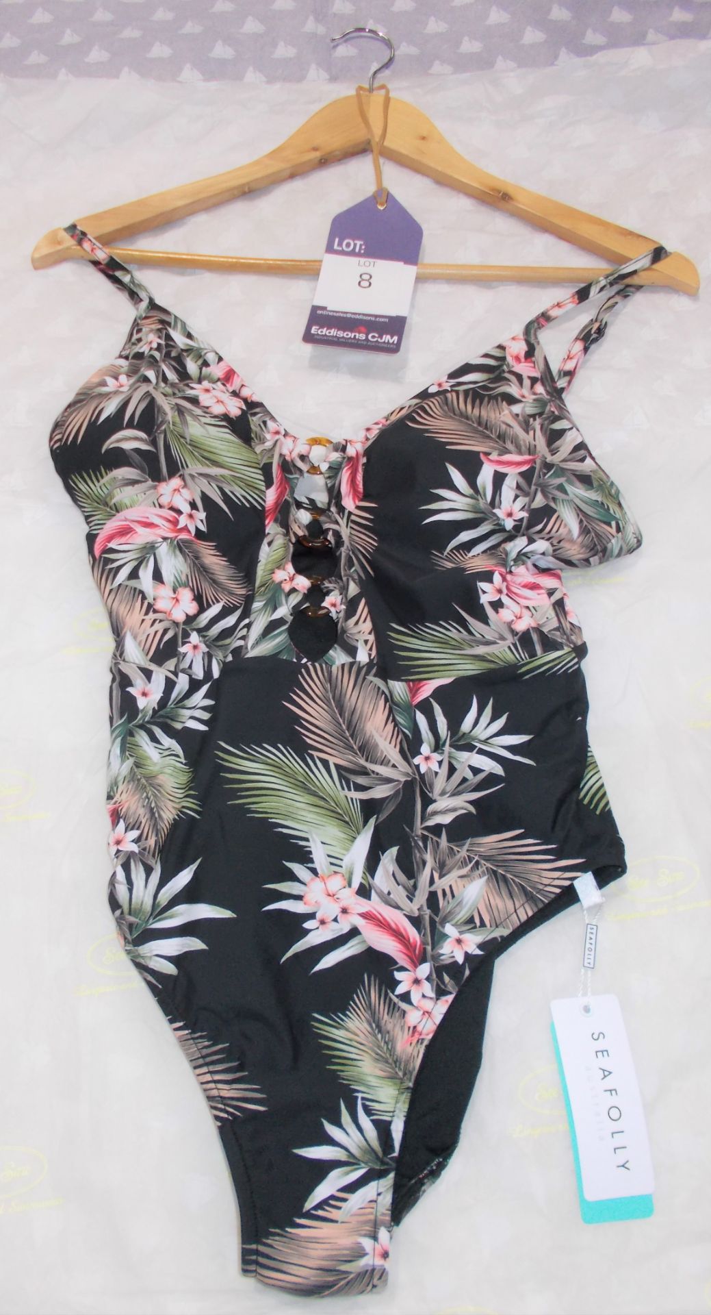 Seafolly Ladies Bathing Costume, UK 12, Rrp. £93