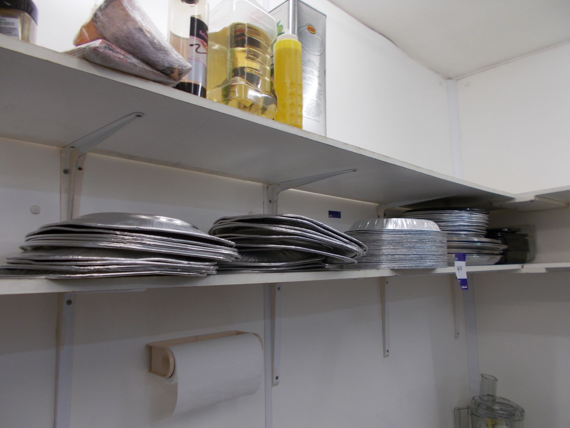 Large quantity of cutlery, trays etc to kitchen area (Shelving not included) - Image 3 of 3
