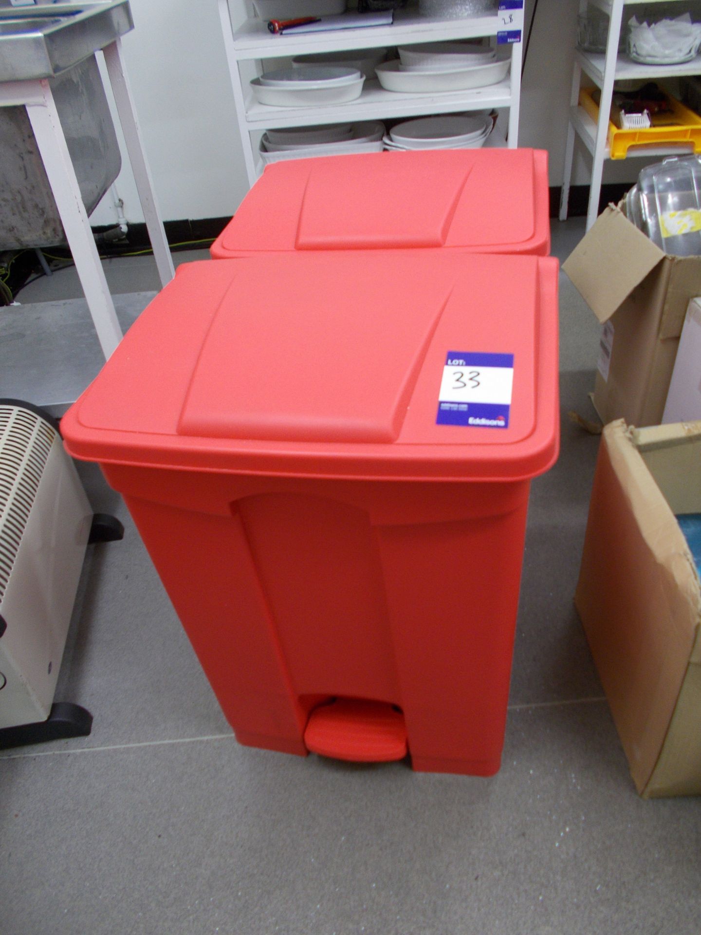 Assortment of plastic bins - Image 2 of 2