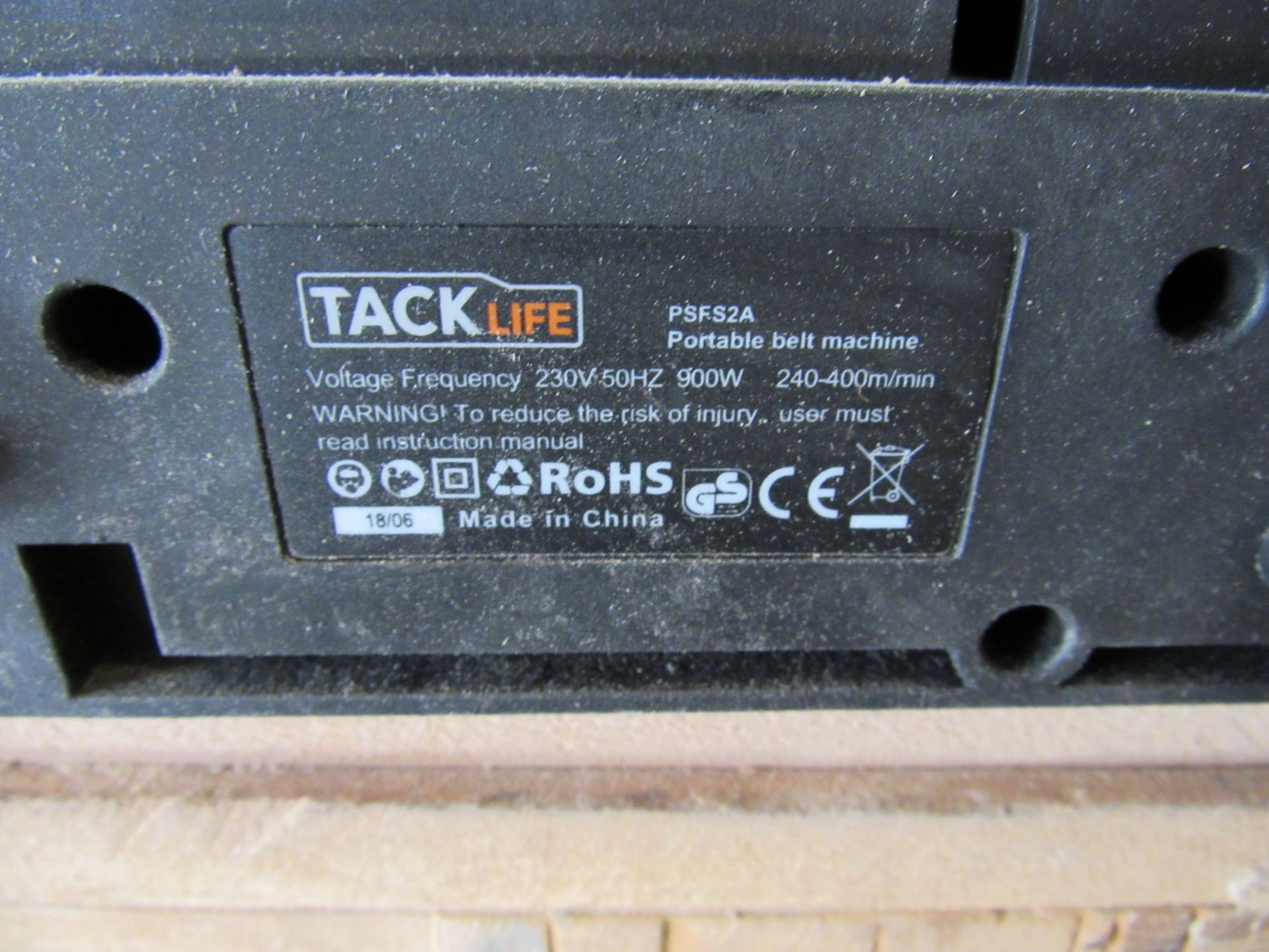 Tacklife PSFS2A Portable Belt Finishing Sander, 240-400m/min - Image 3 of 3