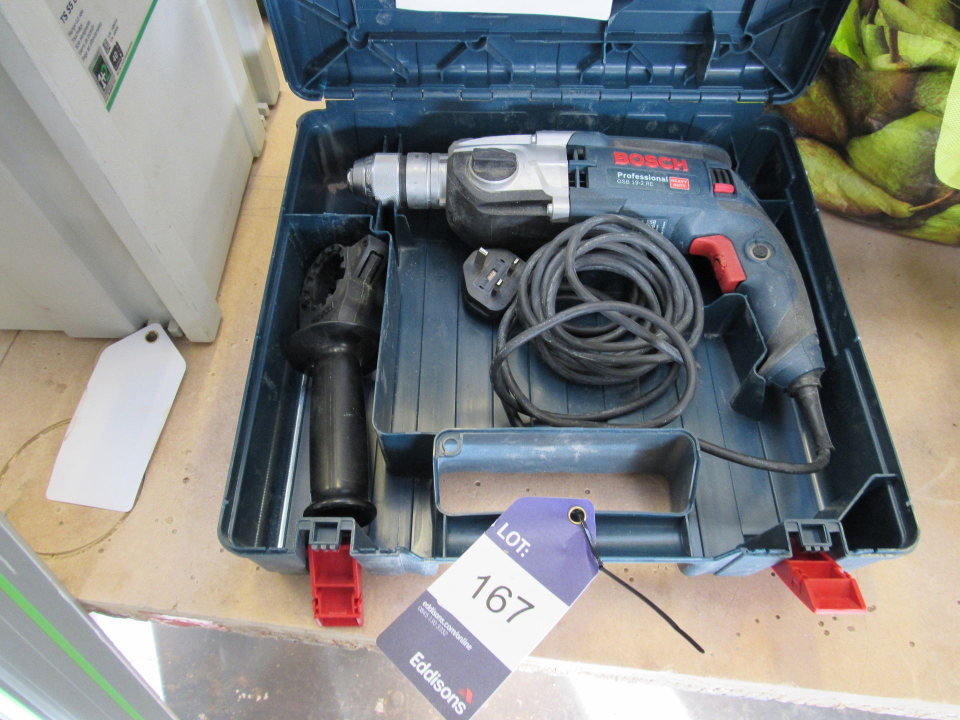 Bosch GSB 19-2RE Hammer Drill, 240V with case
