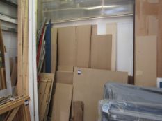 Large Quantity Various MDF Sheet and Other Timber