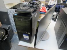 Tower PC with AOC I2369VM Screen