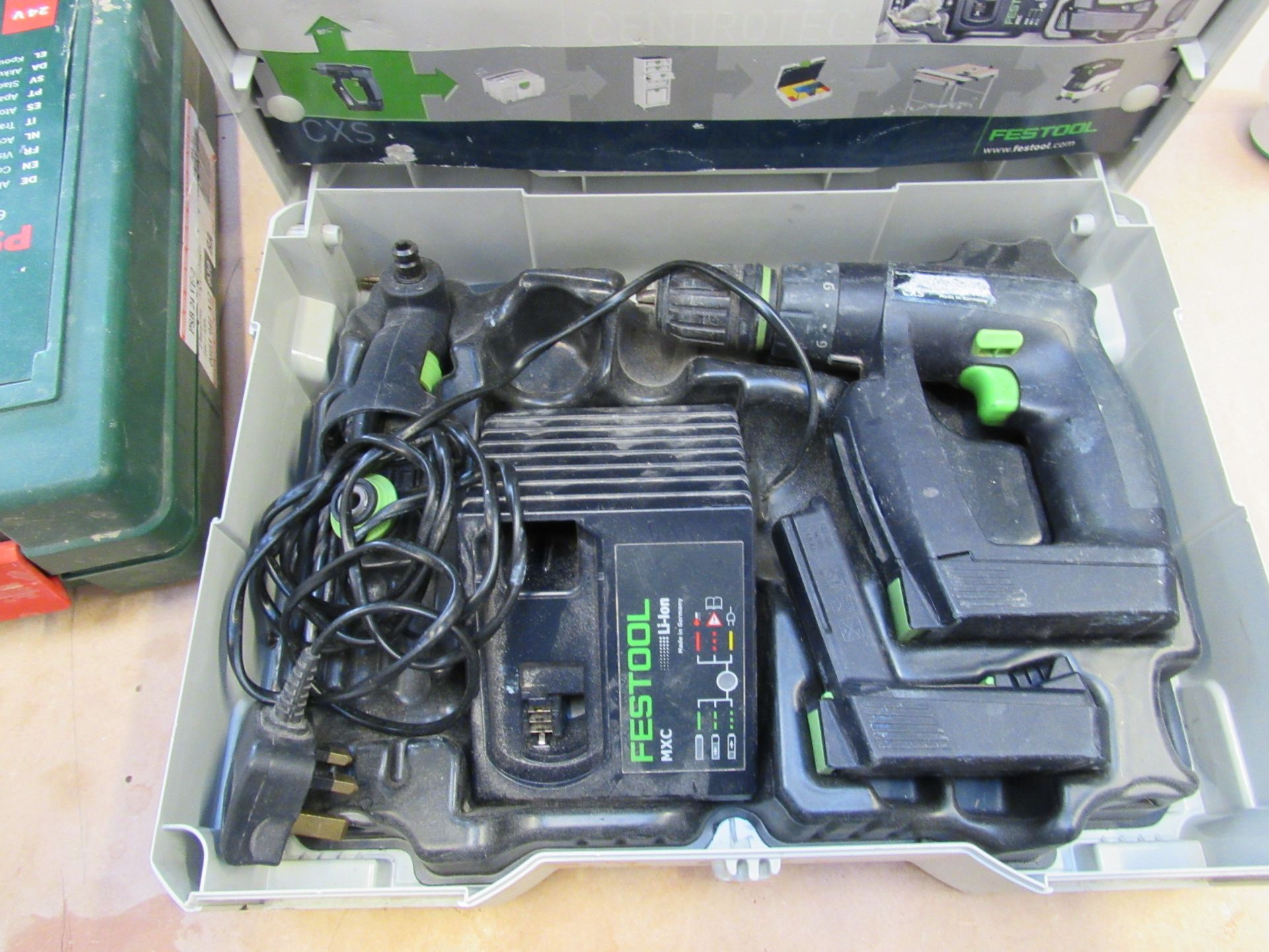 Festool CXSU Li 1.3 GB Drill Driver, 2 batteries, charger and case - Image 2 of 4