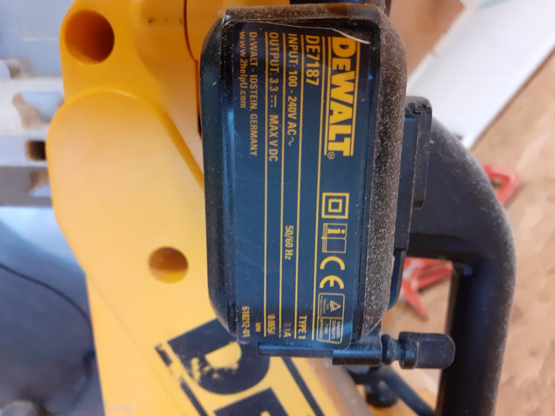 Dewalt D7187 Chop Saw, with mitre - Image 3 of 3