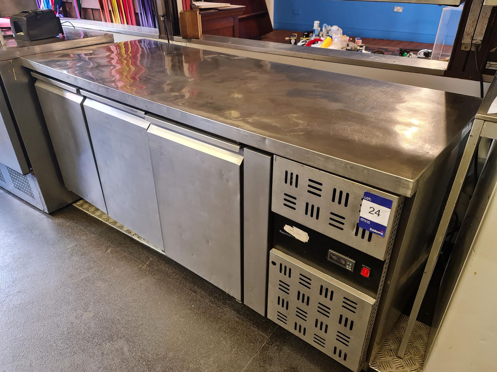 Caravell Triple Door Refrigerated Counter