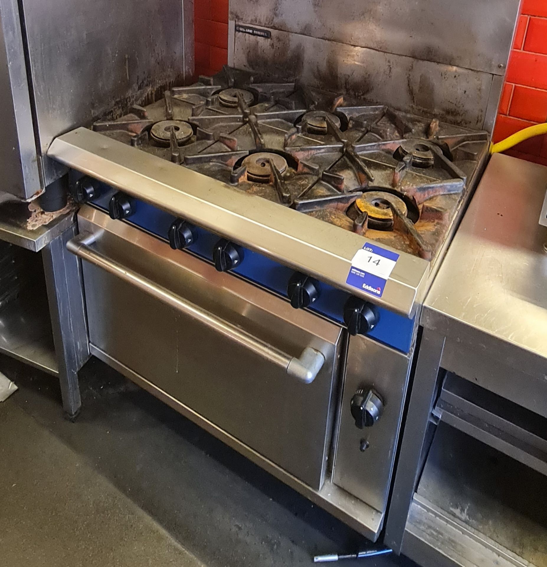 Blue Seal Gas Oven & Hob 6-Ring