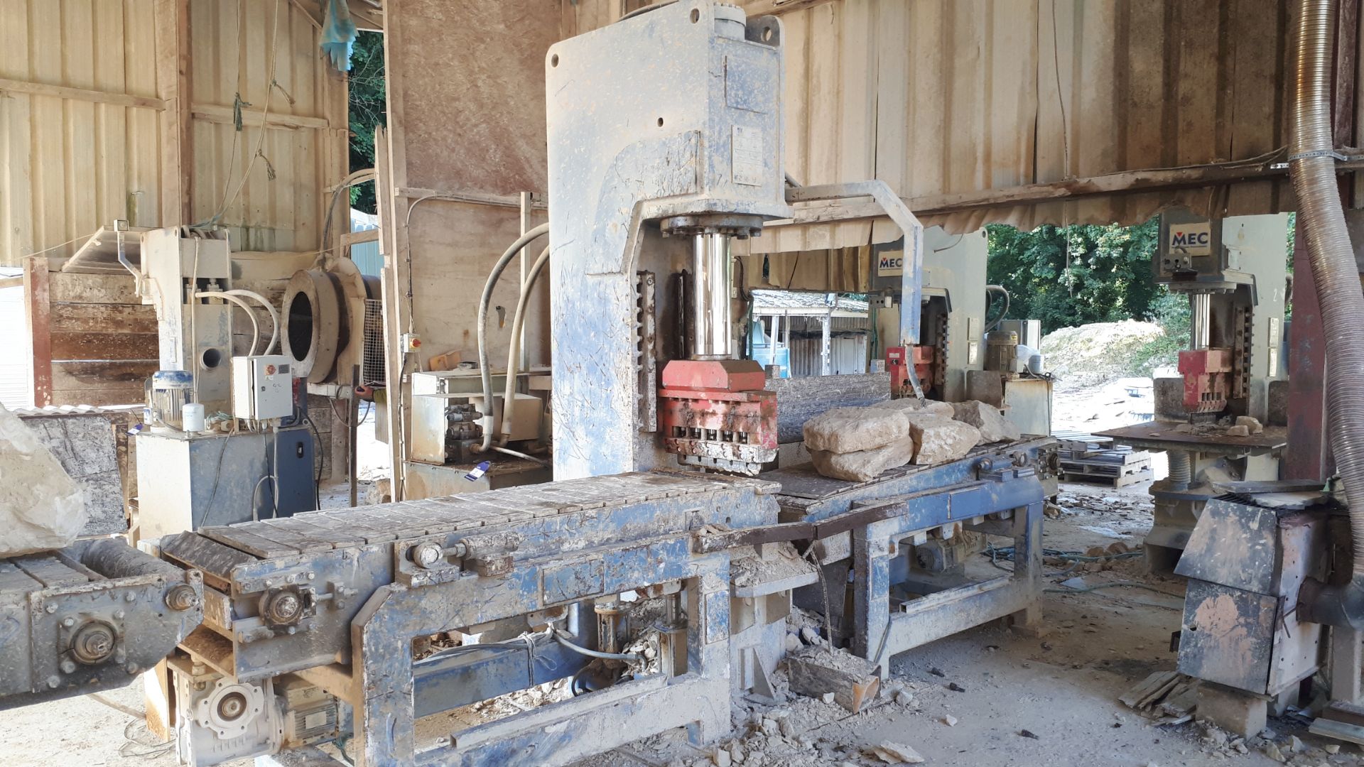 MEC C550 Stone Splitting/Guillotine Machine, Seria - Image 3 of 21