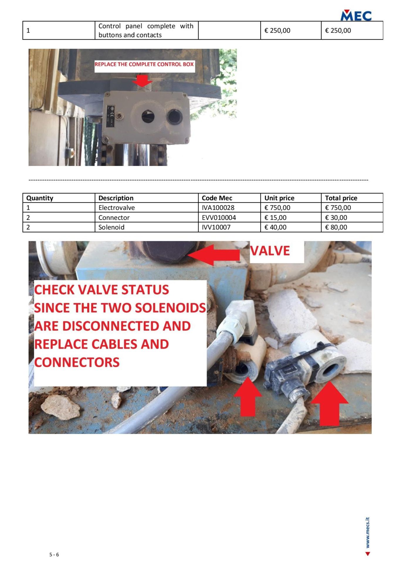 MEC C320 Stone Splitter/Guillotine machine, Serial Number P0932600712 (2012). Damaged operator - Image 19 of 20