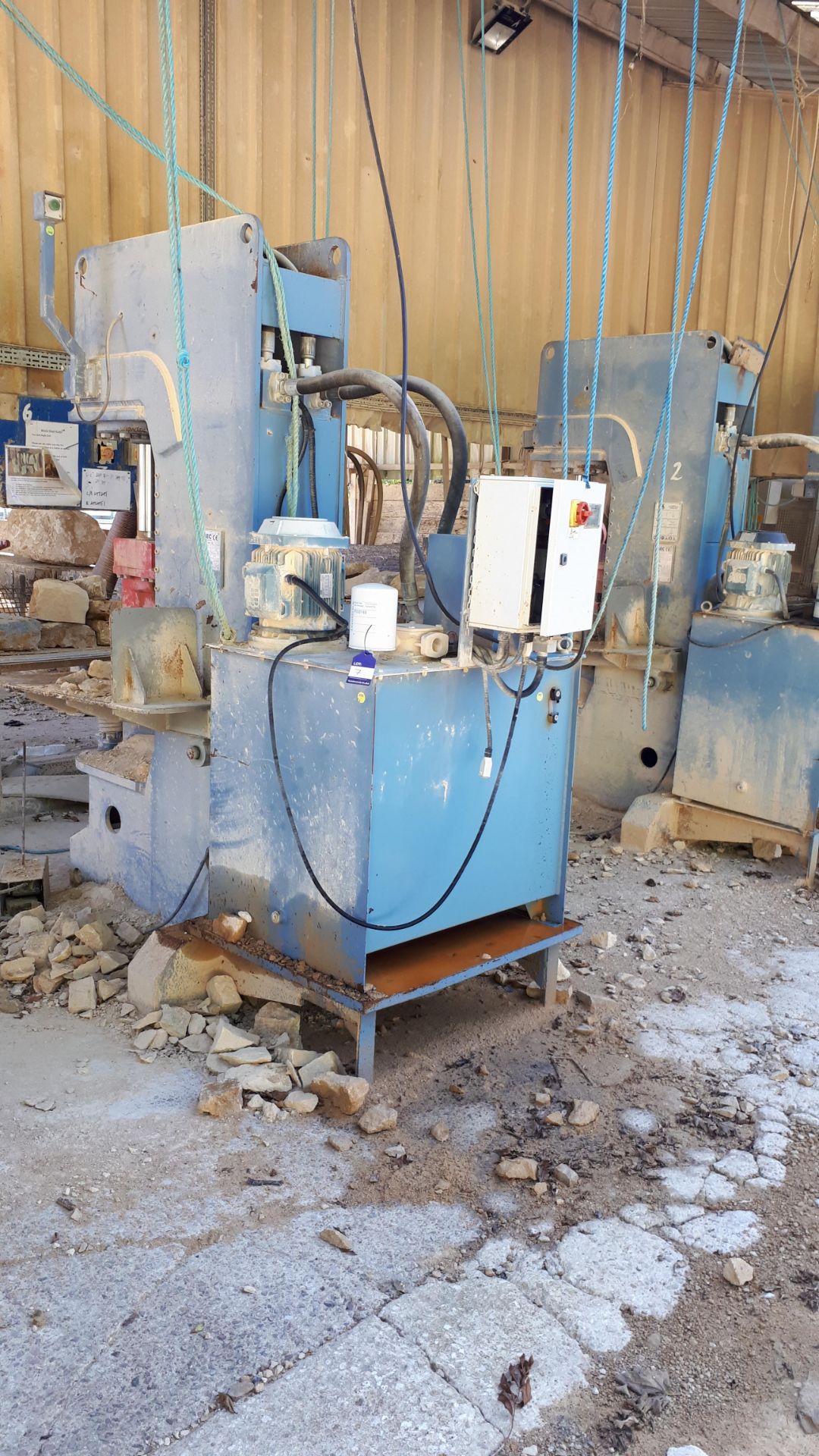 MEC C320 Stone Splitter/Guillotine machine, Serial