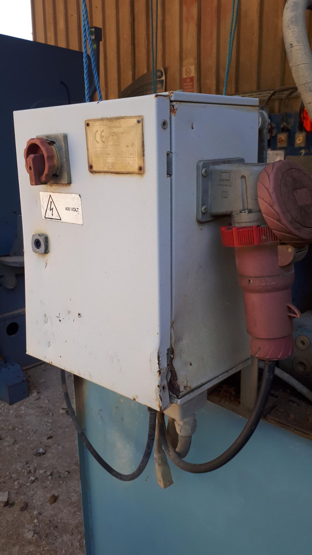 MEC C320 Stone Splitter/Guillotine machine, Serial Number P0232600811 (2011). Damage to electrical - Image 8 of 21