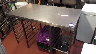 Stainless Steel Food Prep Table 1430mm