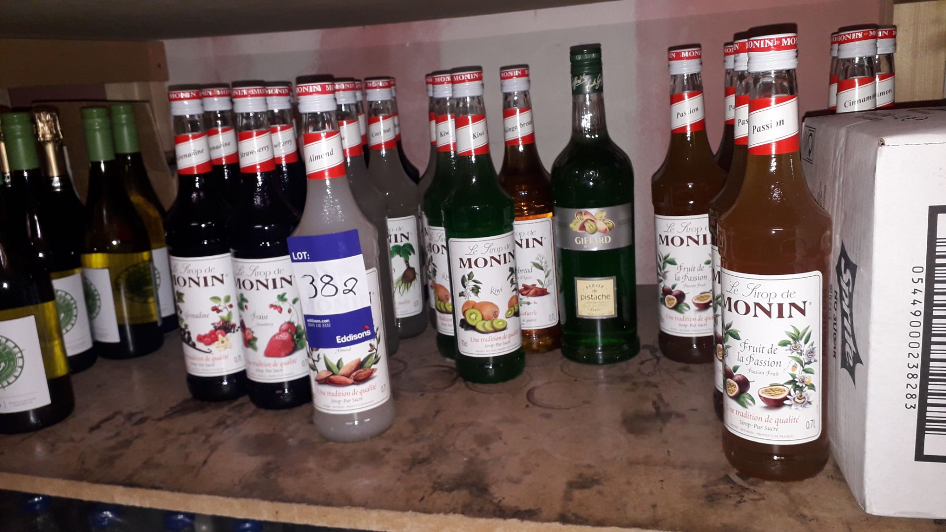 Selection of Monin Fruit Syrups