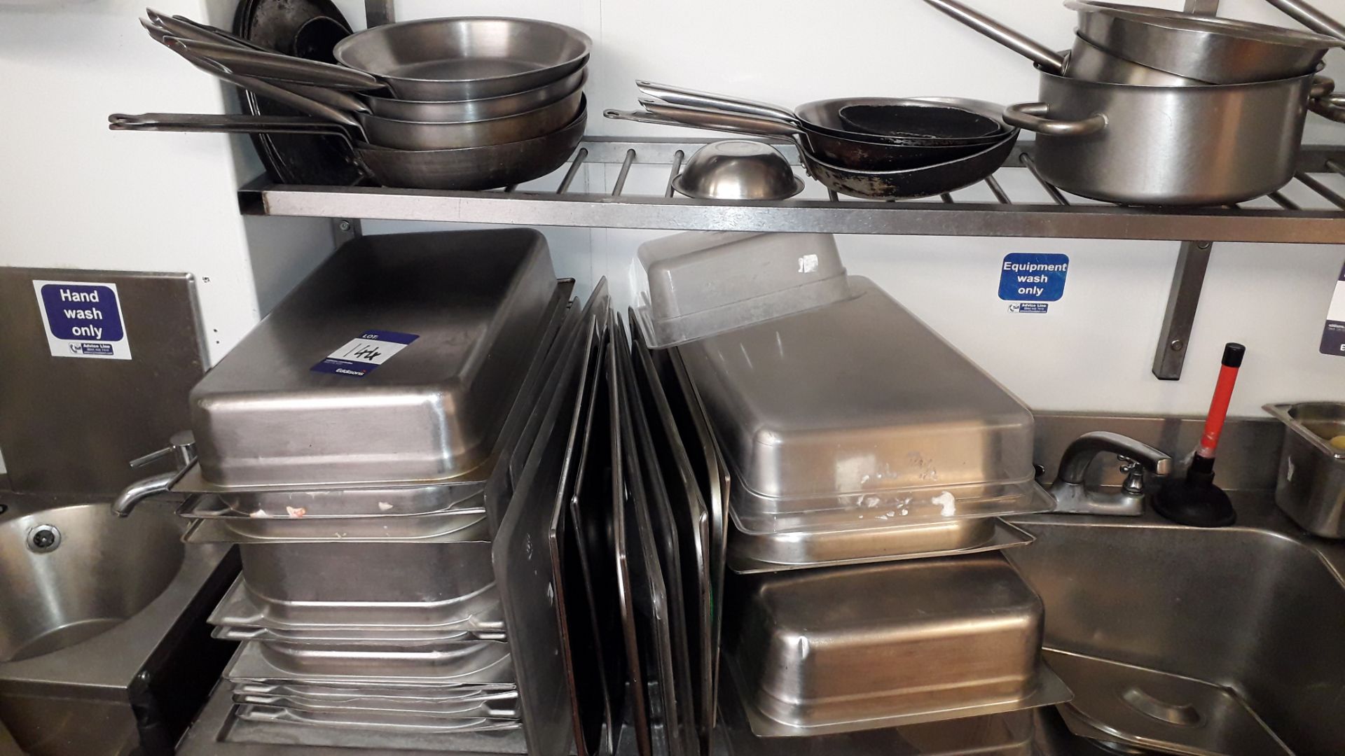 Large Quantity of Stainless Steel Gastronorme and other Trays to Kitchen - Image 5 of 8