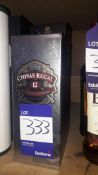 1 x Johnny Walker Black Label 12 Years Old, 1 x Chivas Regal 12 Years Bended Scotch Whisky